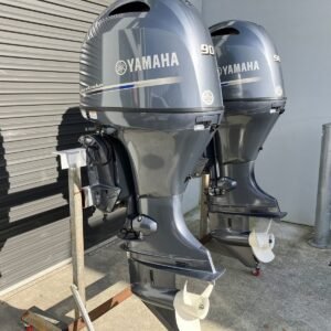 Used Yamaha 90hp Twin Outboard Motor