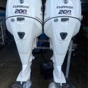 Used Evinrude 200hp Twin Outboard Motor