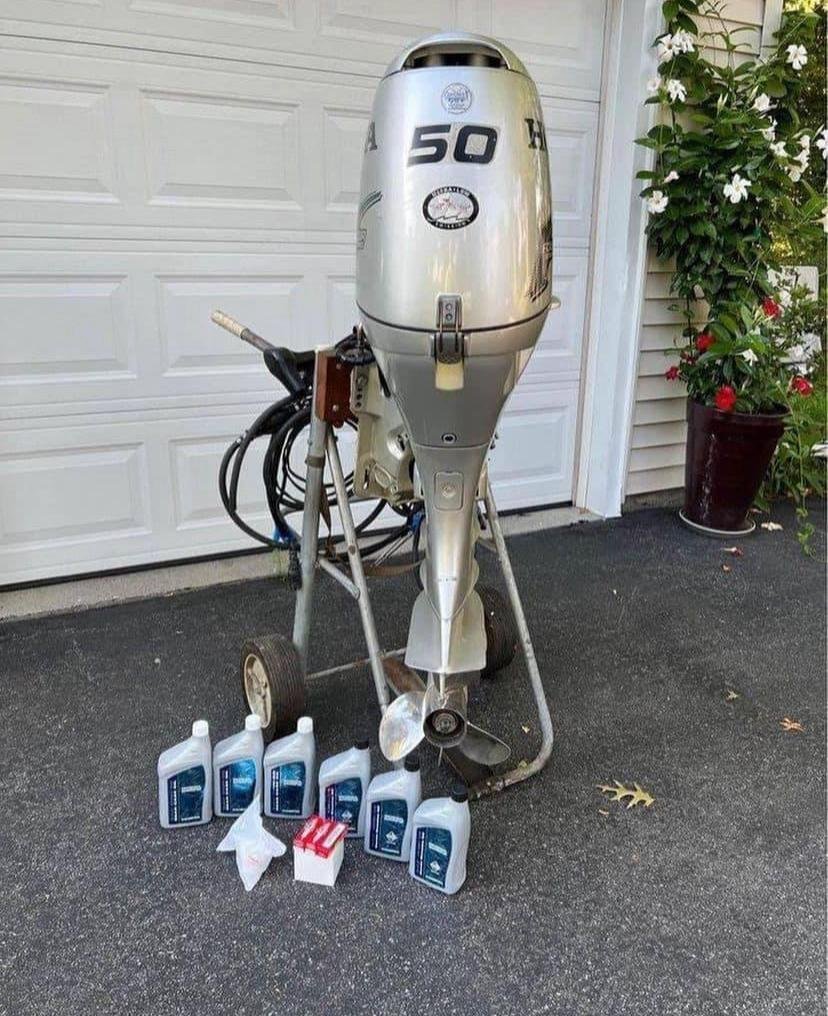 Used Honda 50hp Outboard Motor