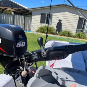 Used Suzuki 60hp Tiller Outboard Motor